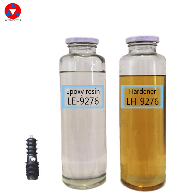 Crystal Clear Liquid Epoxy Resin for Electrical Insulation Components with Double Components Adhesives