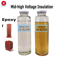 چسب های دو جزء رزین اپوکسی مایع الکتریکال رزین اپوکسی 100pbw