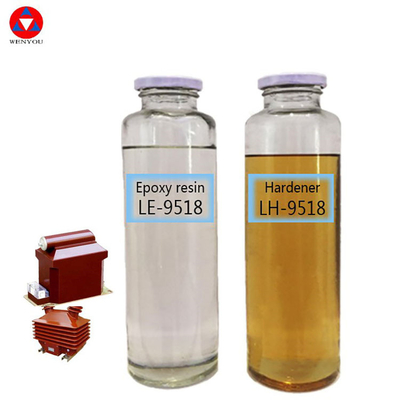رزین اپوکسی بیرونی و سخت کننده ایزولاسیون ولتاژ بالا مقاوم در برابر اشعه UV برای APG و ریخته گری