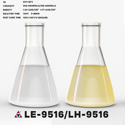 9516 رزین اپوکسی ضدعفونی کننده الکتریکی برای تزریق در فضای بیرونی برای بوژینگ و جداکننده های الکتریکی